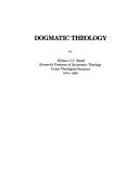 Cover of: Dogmatic theology