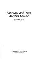 Cover of: Language and other abstract objects