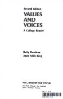 Cover of: Values and voices: a college reader