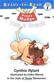 Puppy Mudge has a snack by Cynthia Rylant