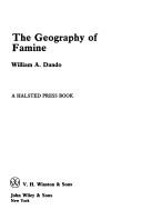 Cover of: The geography of famine by William A. Dando