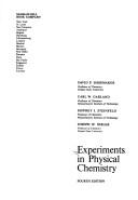 Cover of: Experiments in physical chemistry