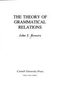 Cover of: The theory of grammatical relations