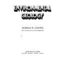 Cover of: Environmental geology, by Donald Robert Coates