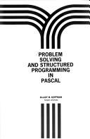 Problem Solving & Structured Programming in Pascal by Elliot B. Koffman