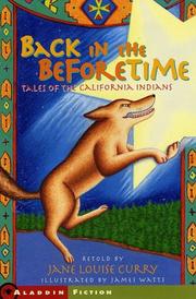 Cover of: Back in the Beforetime by Jane Louise Curry