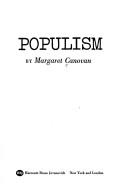 Populism by Margaret Canovan