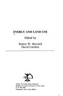 Cover of: Energy and land use