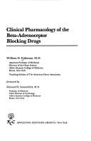 Cover of: Clinical pharmacology of the Beta-adrenoceptor blocking drugs