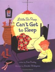 Cover of: Little Bo Peep can't get to sleep