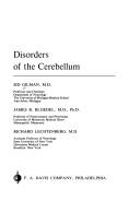 Cover of: Disorders of the cerebellum