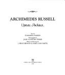 Cover of: Archimedes Russell, upstate architect
