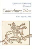 Approaches to teaching Chaucer's Canterbury tales by Joseph Gibaldi