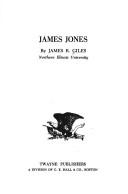 Cover of: James Jones by James Richard Giles