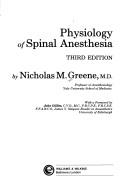 Cover of: Physiology of spinal anesthesia