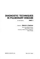 Cover of: Diagnostic techniques in pulmonary disease