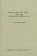 Selections from Pindar by Gordon MacDonald Kirkwood