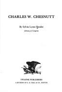 Cover of: Charles W. Chesnutt