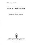 Cover of: Afrocommunism