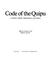 Cover of: Code of the Quipu