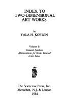 Index to two-dimensional art works by Yala H. Korwin