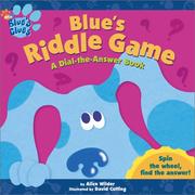 Cover of: Blue's Riddle Game: A Dial-The-Answer Book