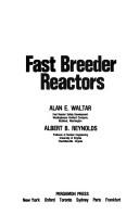 Cover of: Fast Breeder Reactors