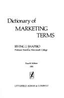 Cover of: Dictionary of marketing terms