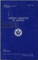 Cover of: Genetic variation of viruses