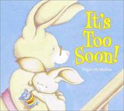 Cover of: It's too soon!
