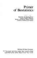 Cover of: Primer of biostatistics
