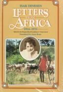Cover of: Letters from Africa, 1914-1931 by Isak Dinesen