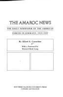 Cover of: The Amaroc news: the daily newspaper of the American Forces in Germany, 1919-1923