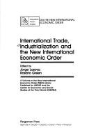 Cover of: International trade, industrialization, and the new international economic order