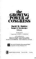 Cover of: The Growing power of Congress