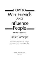 Cover of: How to Win Friends and Influence People by Dale Carnegie, Dale Carnegie