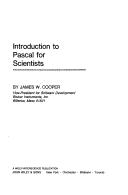 Cover of: Introduction to PASCAL for scientists