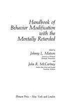 Cover of: Handbook of behavior modification with the mentally retarded