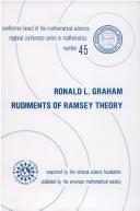 Cover of: Rudiments of Ramsey theory