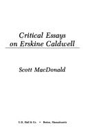Cover of: Critical essays on Erskine Caldwell