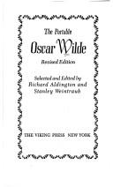 Cover of: The portable Oscar Wilde by Oscar Wilde
