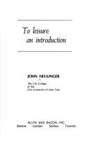 To leisure by John Neulinger
