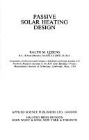 Cover of: Passive solar heating design