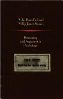 Cover of Reasoning and argument in psychology