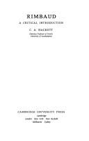 Cover of: Rimbaud | C. A. Hackett