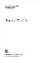 Cover of: Joyce's politics