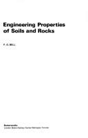 Cover of: Engineering properties of soils and rocks by F. G. Bell