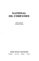 Cover of: National oil companies | Leslie E. Grayson