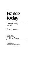 Cover of: France today | 
