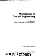 Cover of: Membranes in ground engineering